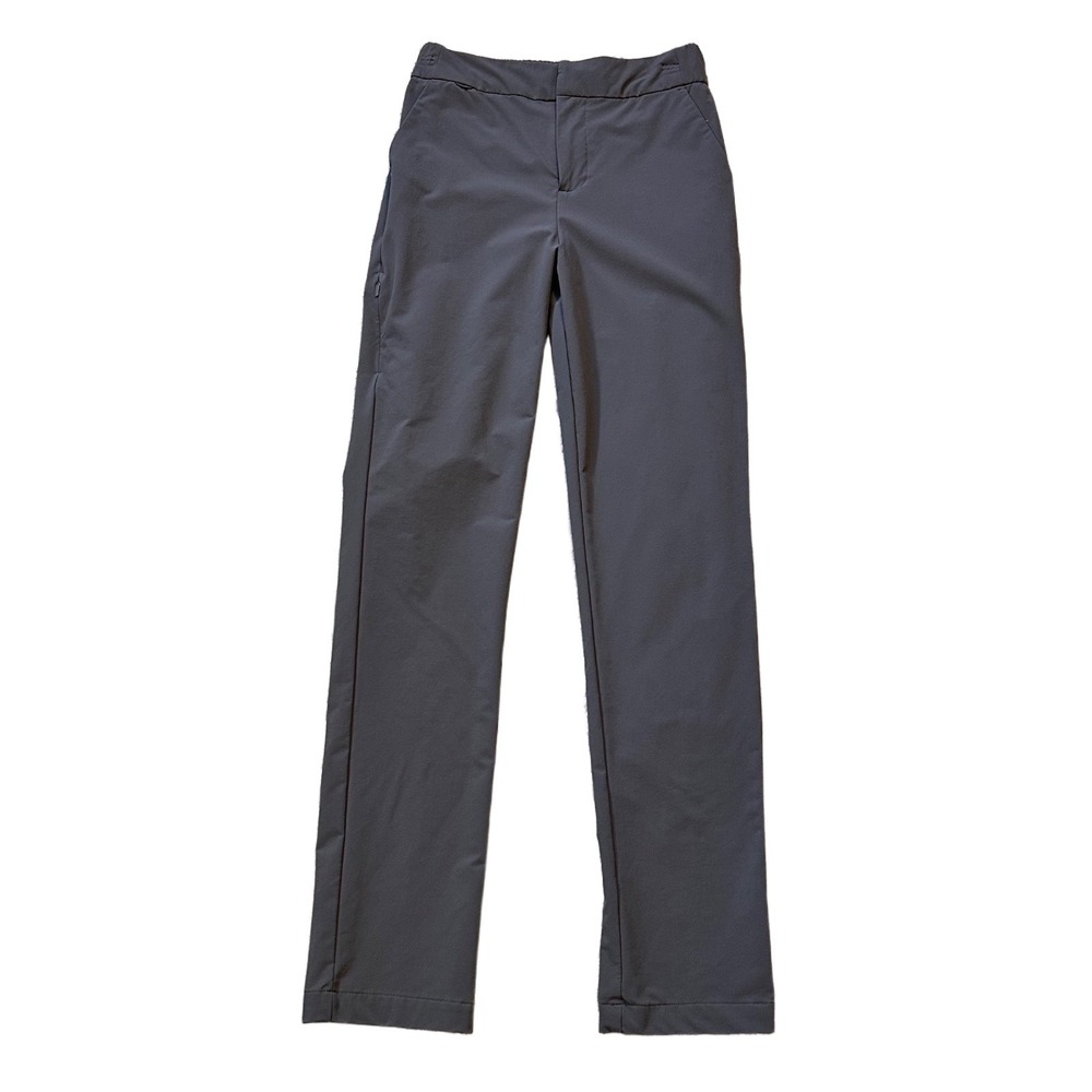 FIGS Pro Skinny Scrub Trouser Pants Tall XS Gray Zip Fly Elastic Waist Workwear